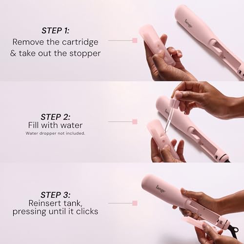 L'ANGE Hair SteamSmooth Steam Smoothing Comb, Blush - image 6