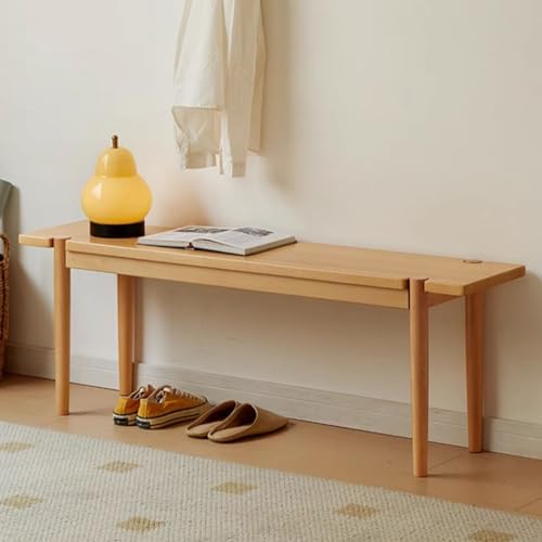 Banc d'entrée intérieur avec organisateur de chaussures intégré