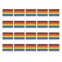 Gay Pride 8 Stripe Rainbow Silicone Pin
