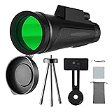 【Multi-Szenen-Anwendung & Ideales Geschenk】 Monokulare fernglas eignen sich sehr gut für Vogelbeobachtung, Jagd, Reisen, Klettern, Landschaftsbeobachtung, Konzerte, Sport, Wandern, Ballspiele und Camping. Es ist ein ideales Geschenk für Erwachsene, Kinder und Outdoor-Enthusiasten. Das monocular telescope wird auch mit einem Reinigungstuch, einer Stofftasche, einer Handschlaufe und einer Bedienungsanleitung geliefert.