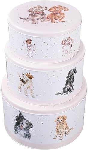 Wrendale Designs by Hannah Dale - Moule à gâteau Nid de Dog's Life – 250 mm, 225 mm et 195 mm de diamètre
