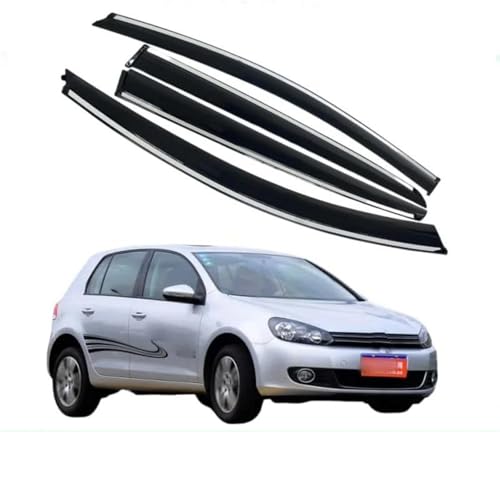 Déflecteur fenêtre latérale VW Golf 6 MK6 visière vent pluie protection vitre 2009