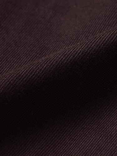 Image of The Souled Store Choco Brown Men and Boys Long Sleeves Hooded Neck Solid Cotton Blend Drop Shoulder Streetwear Trendy Winter Wear Everyday Casual Street Wear Pullover Oversized Hoodie