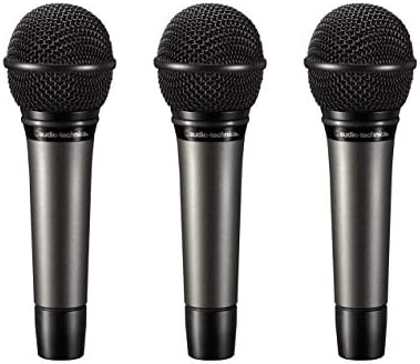 Audio-Technica ATM510PK Dynamic Cardioid Handheld Vocal Microphones (3 Pack)