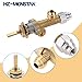 HZ-MONSTAR Low Pressure LPG Propane Gas Fireplace Fire Pit Flame Failure Safety Control Valve Kit with Igniter Assembly Fire Pit Igniter, Push Button Ignition Kit for Gas Grill, Heater, Fire Pit