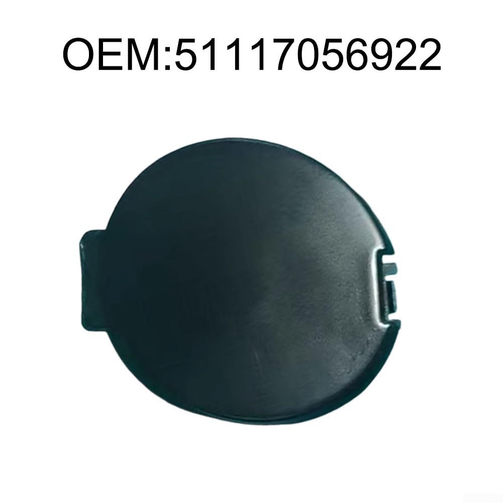 Copertura per gancio di traino per paraurti anteriore compatibile con BMW Serie 1 E81 E87 Z4 E85 E86 M Sport, copertura per paraurti anteriore, OEM 51117056922, tappo di ricambio in plastica ABS