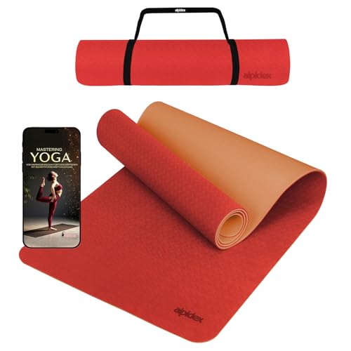 ALPIDEX Yogamatte rutschfest 190 x 61 x 0.6 cm | 190 x 90 x 0.6...