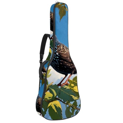 Sac étanche pour guitare à motif étoilé multicolore idéal pour les cours et répétitions