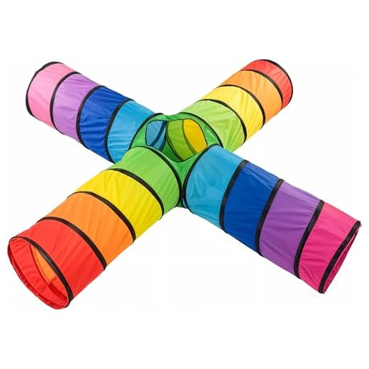 NUBUNI 4XXL Tunel Plegable para Niños : Tunel Infantil : Tunel para niños : Tunel Niños : Túnel : Tunel psicomotricidad : Colorful Connection