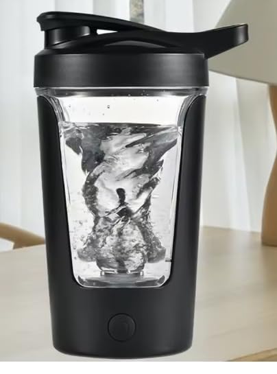 Genérico Coctelera de proteínas eléctrica, botella, taza mezcladora, automática con agitación, deportivo para Fitness 350ml