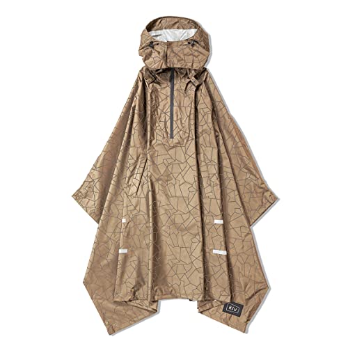 KiU Poncho Impermeable para Bicicleta Beige miniatura 1