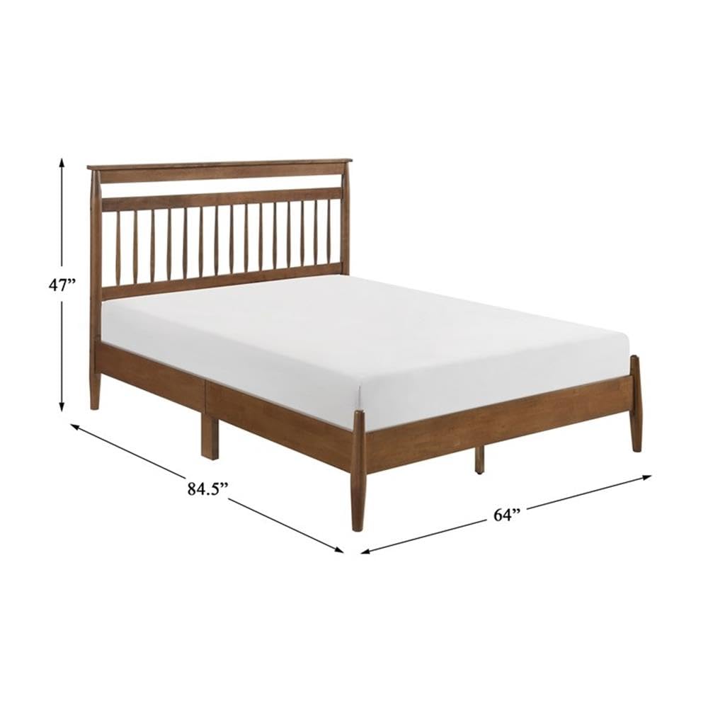 Amazon.com: Lexicon Arlo Wood Queen Platform Bed in Chestnut