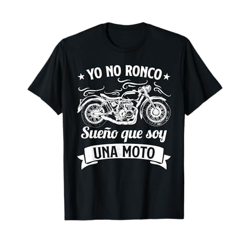 Divertido Motero Biker Regalos Motoristas Sueño Con Motos Camiseta