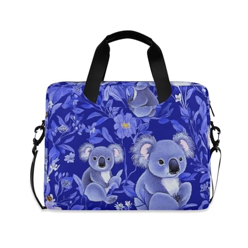 Sac ordinateur 15,6 pouces bleu anti rayures à fermeture éclair