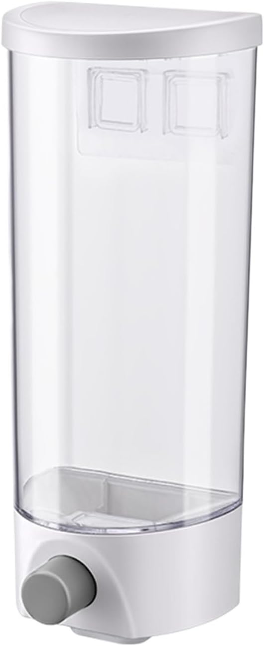 Automatic Sealed Rice Dispenser - Wall Mounted Food Storage Container for Cereal, Rice, and Snacks(750ml)