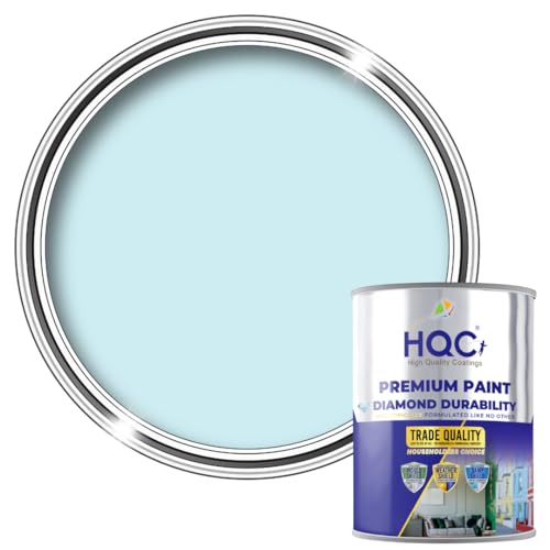 HQC Anti Mould Sealant | Stain Block Matt | Mould Proof Paint for Bathroom | Block Wall Paint 1L Light Blue