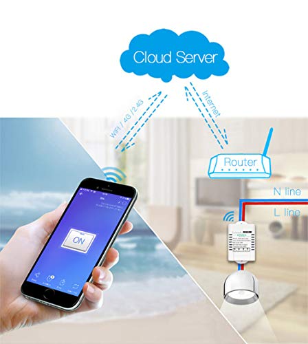 Ktnnkg 30Amps Wifi Switch For Garden Light, Pool Pump And Dust Collector,Support Remote Control,Compatible With Ewelink App,Neutral Wire Required,110V Ac #TOP3