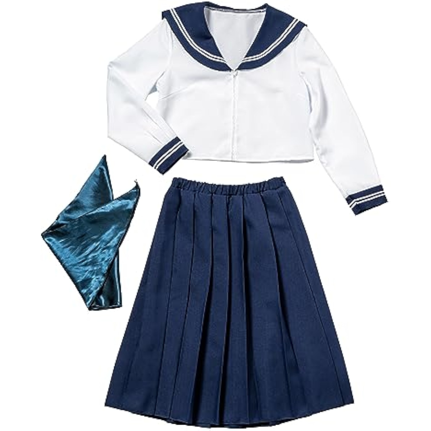 クリアストーン(Clearstone) コスプレ ハロウィン レトロセーラー レディース ホワイト 詳細画像2