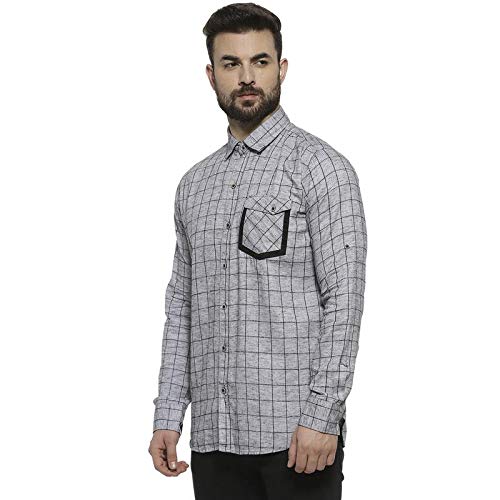 Image of CAHOOT Checkered Men's Full Sleeve Casual Shirt