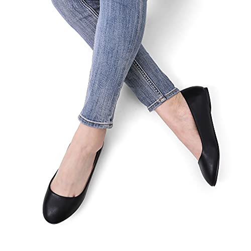 Image of DREAM PAIRS Women's Sole-Simple Ballerina Walking Flats Shoes