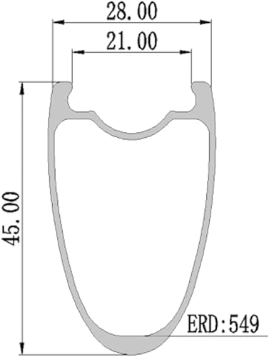 Miniatura 7 de CATAZER Gravel Wheels T800 - Juego de ruedas de freno de disco de carretera 700C de fibra de carbono ligera de 1378 x 1102in 1772 x 1102in 0472 x