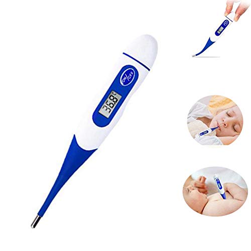 LCD Digital Thermometer Soft Head Rectal and Oral Thermometer,Digital Forehead Thermometer for Fever LCD Digital Thermometer Soft Head Rectal and Oral Thermometer,Digital Forehead Thermometer for Fever