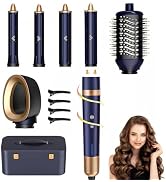 T-GOGO Hair Dryer Brush, 6-in-1 Styler, Negative Ionic, Auto-Wrap, Heat Protection