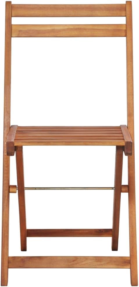 Patio Bistro Chairs 2 pcs,Office Chair,Living Room Chair,High Back Chairs,Beach Chairs,Wooden Chair,Director's Chair,Lawn Chairs,Foldable,for Patio,Garden,Yards,Indoor,Backyards,Solid Acacia Wood