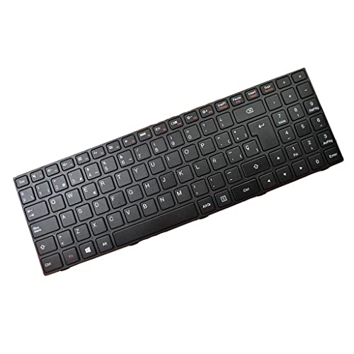 Clavier espagnol rétroéclairé rouge pour éviter la fatigue visuelle