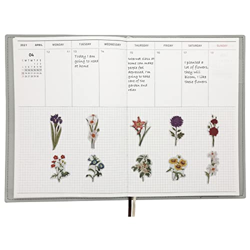 Zmlsed Vintage Flower Label Stickers, 40Pcs Decorative Retro Decals Adhesive Aesthetic Trendy For Scrapbook Laptop Album Envelopes Planner Embellishment Bottle #TOP6