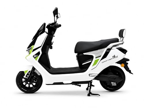 Image of EOX DRIFTER Electric Scooter for Adults | 48V Removable Lithium Battery | 50-70 km Long-Range Ride | Lightweight Non-RTO E-Scooter | 180 Kgs Weight Capacity (POLAR WHITE)