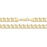 PREMIUM JEWELLERY - Real 9ct Gold Available in Lengths 20, 22 and 24 inch HYPOALLERGENIC - World of Jewellery products are nickel free, non-toxic and corrosion resistant. You won't get any irritation or skin rashes GIFT READY - Comes in a black leath...