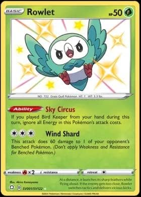 Rowlet - SV001/SV122 - Shiny Holo Rare