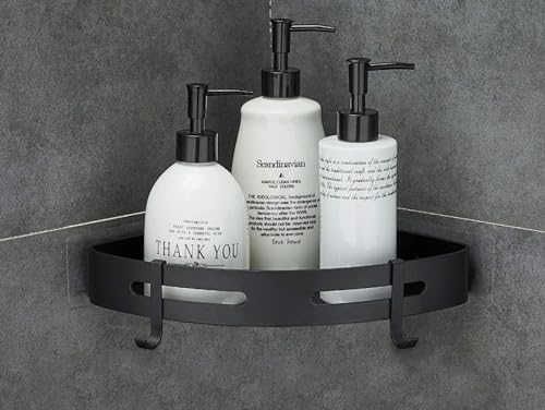 VRPRIME 2 Pc Self-Adhesive Aluminium Bathroom Corner Shelf Rack ...