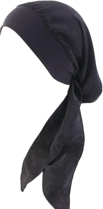 Fxhixiy Pre Tied Chemo Head Scarf for Women Cancer Slip On Bandana headwrap Turban headwear Hair Cover