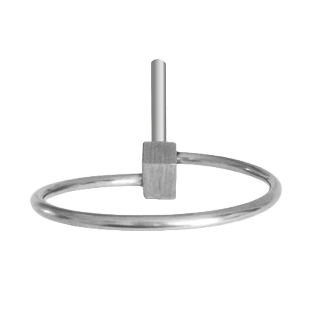 B Baosity 2X Goupilles à Clip Goupille avec Anneau Rond 4mm en Acier Inoxydable 316