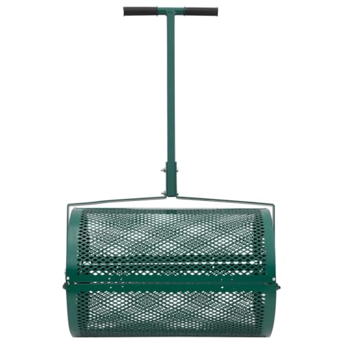 CUMYZO Compost Spreader Green è„´15.7\"x23.6\" Steel,Home & Garden,Lawn & Garden,Gardening,Composting,Compost Aerators,11.38kg/25.036ib