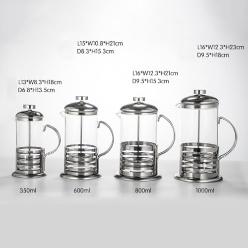 Filtro de café y tetera de 600ml para desayunos y meriendas en casa 3