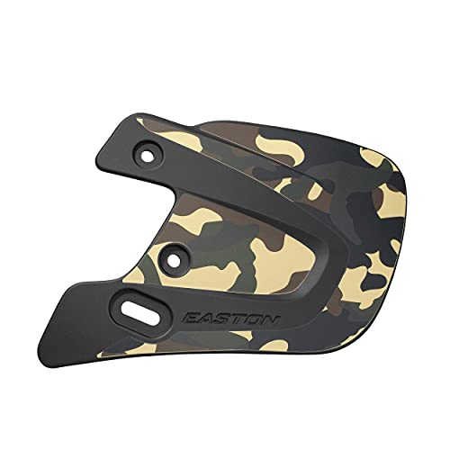 EASTON EXTENDED JAW GUARD, Left-Handed Batter, Army Camo