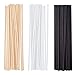 Gativs Bastoncini per Diffusori 150 pezzi Bastoncini di Diffusore Diffusori Ambiente Bastoncini Bastoni di Ricambio per Diffusore in Rattan Reed Naturale 24cm * 3mm, Nero, Bianco, Beige