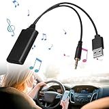 【Hochwertiges Material】Das Bluetooth AUX Adapter Auto besteht aus hochwertigem ABS-Material und sorgt für stabile Leistung und Haltbarkeit. Entsprechen den strengen Qualitätskontrollstandards, die zuverlässig sind.