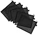 Mesh Bag With Zipper, Set Of 5, Organize Supplies, Cosmetics, Travel Accessories (6x8, Black)