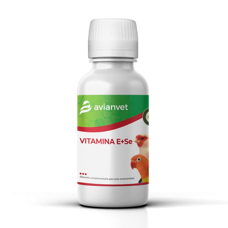 Avianvet E + Se | Supplément Vitaminique et Minéral pour Oiseaux avec Goutte-à-Goutte | Recommandé Pendant la Période de Reproduction des Oiseaux | 100 ML