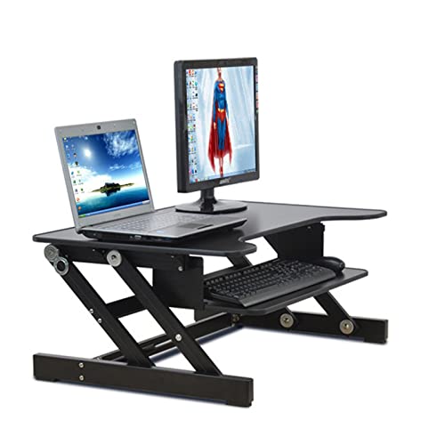 Soporte for Notebook con Bandeja for Teclado y Elevador de Escritorio Ajustable 2