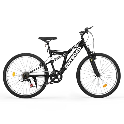 Outroad 26" 7-Speed Mountain Bike with Steel Frame & V Brake