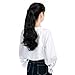 Lelinta 18" Wavy Curly Wrap Around Ponytail Extension for Woman Synthetic Hair Extension