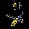 Helicopter model A60 remote-controlled multi-purpose helicopter, 6-axis gyroscope, high suspension pressure gauge, high flow optical positioning (dual battery remote control) Suitable for adults 14+