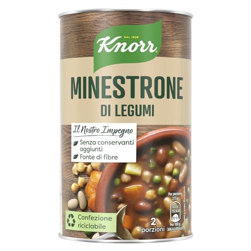 Knorr Minestrone di Legumi, Gustosa Ricetta di Campagna, 545g