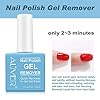 Gel Nail Polish Remover, Professional Gel Nail Remover, Gel Remover For Nails, Remove Soak-Off Gel Polish, Peel Off In 3-5 Minutes (3Pcs)