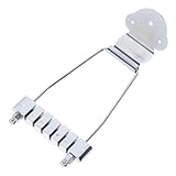 1pc Chrome 6 String Archtop Trapeze Tailpiece Bridge Guitar Parts